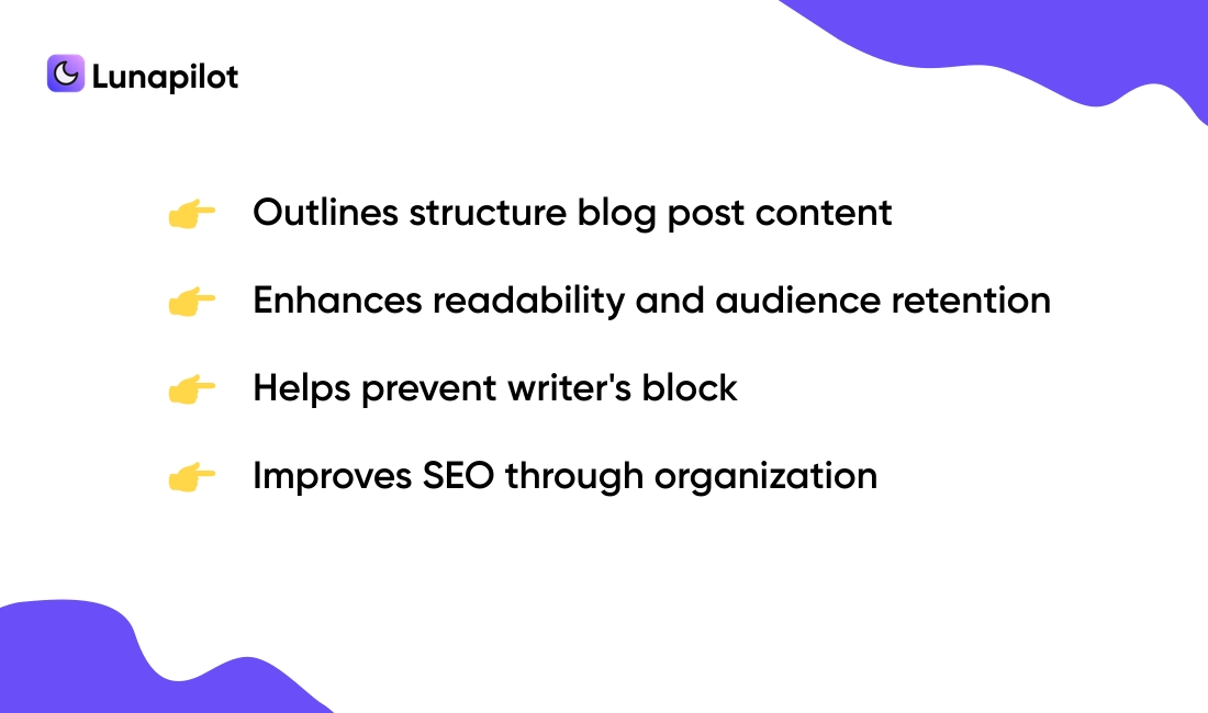 what is a blog outline