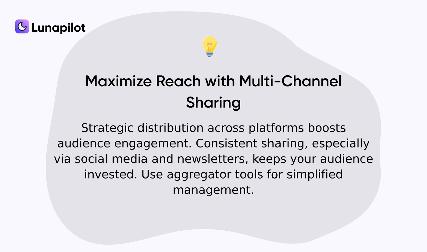 Sharing across multiple channels