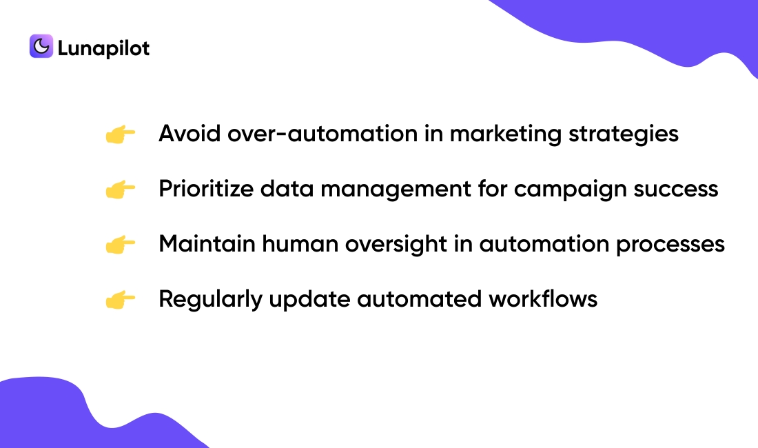 Common automation mistakes to avoid